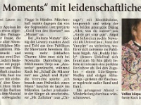 Musical Moments Murnauer Tageblatt 16.04.09